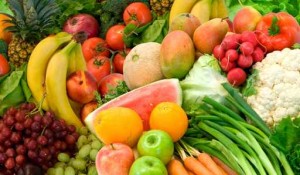Vegetables and Fruits Arrangement