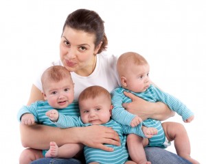 Happy young family